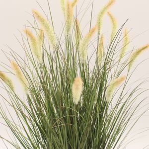 JWP427 plante de roseau d'oignon artificiel en PVC vente directe décoration de la maison buisson vert pour le bureau matériau PVC de haute qualité - Product Image 2