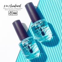 SAGALAGA 15ml Traitement Hydratant 3-en-1 pour Renforcer les Ongles, Lisse la Surface, Restaure les Ongles Abîmés, Soins des Ongles OEM ODM