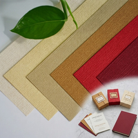 Papier texturé gaufré de luxe 120-350 g/m² en gros pour emballage de boîtes rigides et emballage cadeau haut de gamme