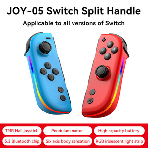 JOY-05 interruttore sinistro e destro <span class=keywords><strong>gioco</strong></span> manico colorato effetto luce RGB sei assi sala somatosensoriale TMR Rocker - Product Image 6