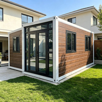 Casa Contenedor Multifuncional Desmontable y Expandible, Resistente a la Humedad, Prefabricada, Plegable, de 10 a 40 pies