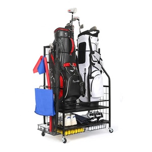 hot 2023 golf bag storage rack stand shelf with extra large size