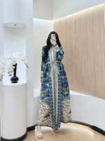 Abaya plissée Miyake, moderne, élégante, digne, luxueuse, traditionnelle, robe longue imprimée pour femmes musulmanes de Dubaï, grande taille