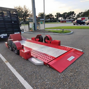 Remolque hidráulico para remolque de coche, camión de remolque de cama inclinable, T capacidad 3/5T/8T con cabrestante de elevación para recuperación de transporte automático - Product Image 1