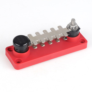 Barra de Distribución de Energía de Grado Marino, Tipo Red Label, de 20 Puntos, de Una Sola Capa, 55A, 48V - Product Image 1