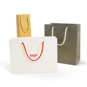 Bolsas de papel de comida rápida ecológicas impresas personalizadas en relieve biodegradables - Product Image 4