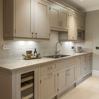 Meubles de cuisine haut de gamme en bois massif, design moderne sur mesure, armoires modulaires, ensemble complet de meubles de cuisine en bois de luxe