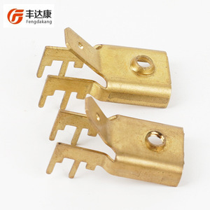 ตัวเชื่อมต่อแบบ Crimp Terminal ของ Fengdakang ที่ปรับแต่งได้ ขนาด 0.8 มม. ทำจากทองเหลืองชุบดีบุก พร้อมตัวเรือนสายไฟ - Product Image 2