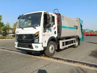 Camion à ordures compacteur de 3 à 10 tonnes, camion de collecte des déchets, camion de transport des ordures, mini camion à ordures fabriqué en Chine