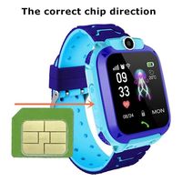 Reloj Inteligente para Niños Q12 con Rastreador GPS y Tarjeta SIM, Impermeable IP67, Función SOS, Cámara y Brújula, para Q19 A1 DZ09