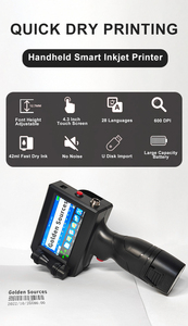 12,7 mm 25,4 mm Thermische Draagbare Handheld Inkjetprinter Hand Jet Draagbare Printer voor Datumcodering Barcode Plastic Zakken Printer - Product Image 5