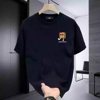 T-shirt décontracté pour homme tendance 2026, impression de haute qualité, coton pur, doux pour la peau, confortable