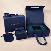 Coffret à bijoux sur mesure à succès avec marquage à chaud pour bagues, colliers, lunettes - Emballage haut de gamme pour bijoux fins, boîte cadeau personnalisée