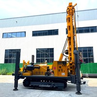 Prix d'usine – Foreuse hydraulique de puits profonds sur chenilles en caoutchouc de 300m à 800m pour forage de puits d'eau