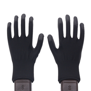 13G negro anti-estática de revestimiento de PU de protección laboral guantes - Product Image 1