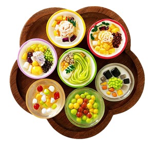 Grand Aimant de Réfrigérateur Créatif en Caoutchouc Durable, Thème Alimentaire Gourmand (Fruits, Desserts, Taro, Soupe Sucrée, Sucre), Promotionnel - Product Image 5