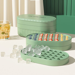 Contenedor <span class=keywords><strong>de</strong></span> Silicona <span class=keywords><strong>para</strong></span> Hielo con Tapa, <span class=keywords><strong>para</strong></span> Refrigerador, Congelador, <span class=keywords><strong>para</strong></span> Hacer <span class=keywords><strong>Paletas</strong></span> <span class=keywords><strong>de</strong></span> Hielo, Cubos <span class=keywords><strong>de</strong></span> Hielo, en Forma Cuadrada - Product Image 2
