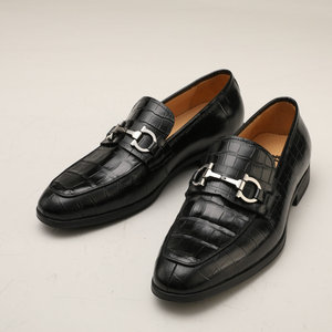 Chaussures habillées pour hommes, prix de gros personnalisé, chaussures de mariage élégantes et luxueuses, style italien, Oxford, augmentant la taille - Product Image 1