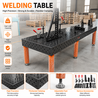 Nouvelle table de soudage modulaire 3D sans électricité en acier trempé anti-rouille à longue durée de vie pour ateliers industriels professionnels