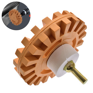 Roda de borracha para remoção de fita pneumática de 4 polegadas, ferramenta de polimento e disco de moagem, decalque para pintura de carro - Product Image 4
