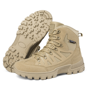 Bottes HBP913 2023 pour hommes, chaussures noires, bottes tactiques du désert, bottes à la cheville pour hommes - Product Image 1