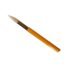 SUNTOOLS/STIPL Model 047D Tapered Agate Burnisher Knife Shape Wood Handle Jewelry <b>Engraving</b> <b>Tool</b> - Product Image 1