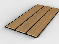 Panneau mural acoustique perforé en MDF moderne sur mesure pour hôtel, salon, chambre, projets de bâtiments commerciaux