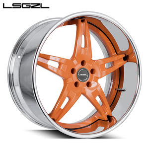 LSGZL Ruedas cóncavas profundas de 2 piezas Llantas de aleación forjadas de 16-24 pulgadas - Product Image 4