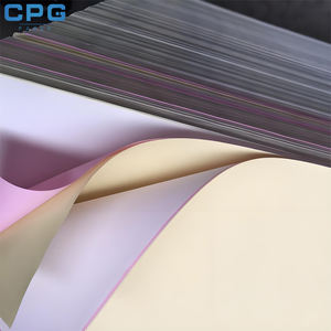 Factory Wholesale Top Coated Carbonless <b>Paper</b> Jumbo <b>Roll</b> 55gsm Blue Image NCR <b>Paper</b> Commercial Bill Form Stock - Product Image 5