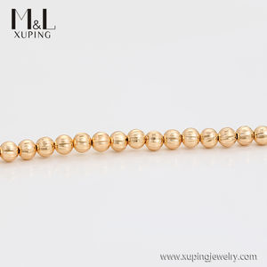 ML87707 XUPING ML магазин высококачественных импортных ювелирных изделий из Китая 18-каратного золотого цвета ожерелье и браслет тяжелый комплект ювелирных изделий - Product Image 3