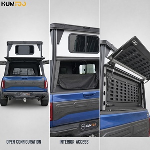Huntoo - Cámper para Camioneta de 2 a 4 Personas, Techo Rígido, Carcasa Rígida, Cámper Desplegable para Camioneta - Product Image 6