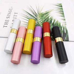 Luxury Portable 8Ml 10Ml Twist <b>Perfume</b> Spray <b>Bottle</b> Refillable Aluminum <b>Perfume</b> Atomizer Custom Color Personal Care - Product Image 1
