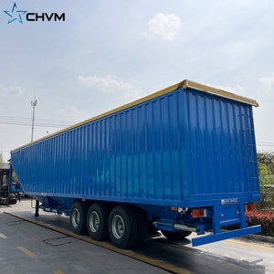 Remolque <span class=keywords><strong>para</strong></span> Granos, Remolque <span class=keywords><strong>para</strong></span> Transporte de Cereales, Remolque <span class=keywords><strong>para</strong></span> Cacahuetes y Trigo con Fondo de Tolva en Venta - Product Image 4