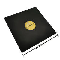 Pochette de protection en carton épais de 12 pouces pour disques vinyles, imperméable et anti-poussière, avec ou sans trous, pour le rangement domestique des LP
