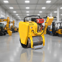 Mini rouleau compresseur à opération monoplace |   Moteur à essence avec embrayage automatique pour un contrôle sans effort