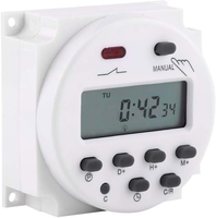 Roarkit CN101A DC/AC 24V Minuteur programmable numérique LCD avec relais 16A