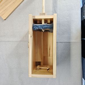 กระบอกลมไม้แบบดึงมือสำหรับเตาชาแบบดั้งเดิมสไตล์จีน ทำจากไม้สนขนาดเล็ก - Product Image 3