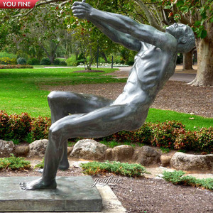 YOUFINE Custom Cast Bronze Hammer Thrower Statue Life-Size <strong>Athlete</strong> Sculpture for Park - Product Image 4