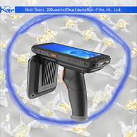 Computadora Móvil PDA Android Thcan, Escáner de Código de Barras Portátil/Lector NFC/RFID, Tipo de Escaneo 1D/2D, Interfaz WIFI/Tipo C, Color Negro, para Almacén