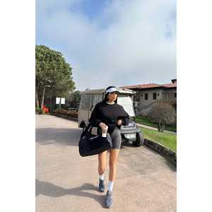 Sweat-shirt et sweat à capuche noir pour femme avec broderie E - Product Image 2