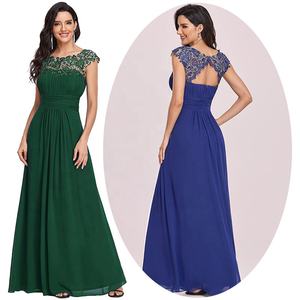 <span class=keywords><strong>V</strong></span>áy Phù Dâu Dài Cho Nữ <span class=keywords><strong>V</strong></span>áy Dạ Hội Ngực Viền Cổ Ren Xếp Nếp Trang Phục Tiếp Tân Màu Đỏ Tía <span class=keywords><strong>V</strong></span>áy Maxi Đám Cưới - Product Image 1