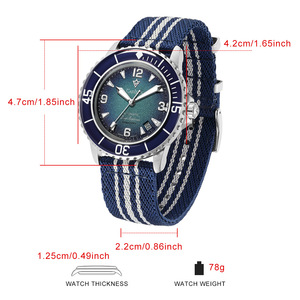CADISEN 2025 Nuovo Orologio Meccanico Automatico da Uomo con Cinturino in Nylon, Movimento MIYOTA, Luminoso e Impermeabile di Lusso - Product Image 5