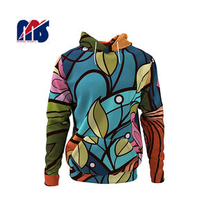 Sweat à capuche surdimensionné pour hommes, impression personnalisée, en coton, tricot pull avec teinture, nouveau Design, vente en gros, 100 - Product Image 1