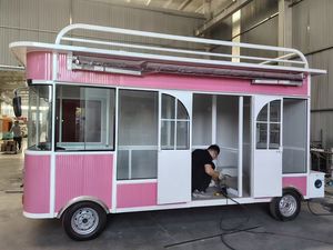 Camion de restauration mobile personnalisé 2025, chariot à pizza, hamburgers, glaces, café, en-cas, hot-dogs, restauration rapide, acier inoxydable, garantie de 2 ans, Chine - Product Image 2