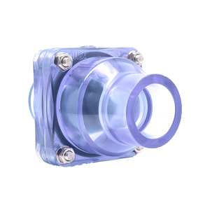 Accesorios de tubería de tubo de plástico transparente de alta presión Válvula de retención de no retorno de <span class=keywords><strong>Pvc</strong></span> unidireccional - Product Image 6