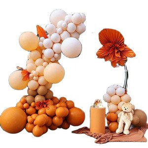 Thanksgiving <strong>Balloon</strong> Garland Kit With Orange <strong>Brown</strong> Burgundy <strong>Balloons</strong> for Autumn Baby Shower Pumpkin Party Arch Decorations - Product Image 5