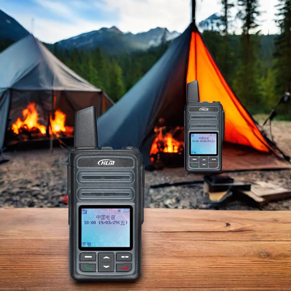 HLM-370 talkie-walkie d'insertion de carte réseau publique étanche 4G POC DUAL SIM Card radio