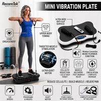 Vibrationsplatte 1,5 PS Vibrationsgerät zur Gewichtsreduktion Heimtherapiegerät Oszillierendes Ganzkörper-Fitnessboard
