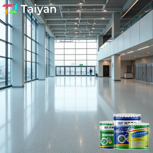 Peinture époxy auto-nivelante effet marbre pour revêtement de <span class=keywords><strong>sol</strong></span> intérieur en <span class=keywords><strong>béton</strong></span> avec <span class=keywords><strong>vernis</strong></span> liquide coloré au sable - Product Image 6