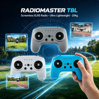 Radiocommande RadioMaster T8L M2 2,4 GHz ExpressLRS X5 avec nacelles à effet Hall pour course FPV